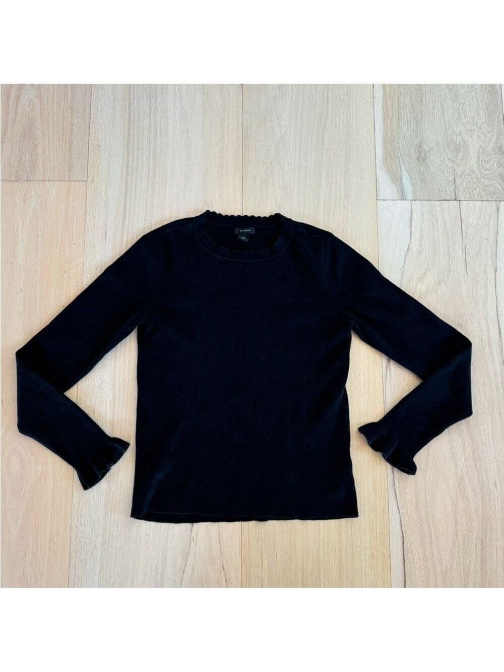 Halogen Black Long Sleeve Sweater Size Small